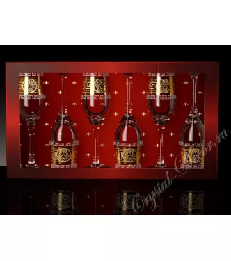 Бокалы Тулип рисунок Версаль VIP 6 Шт. Бокалы Тулип рисунок Версаль VIP 6 Шт.